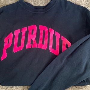 Oversized long sleeve Purdue shirt